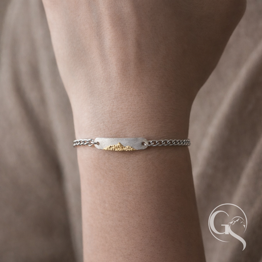 Gipfelplatte Armband- Handcrafted