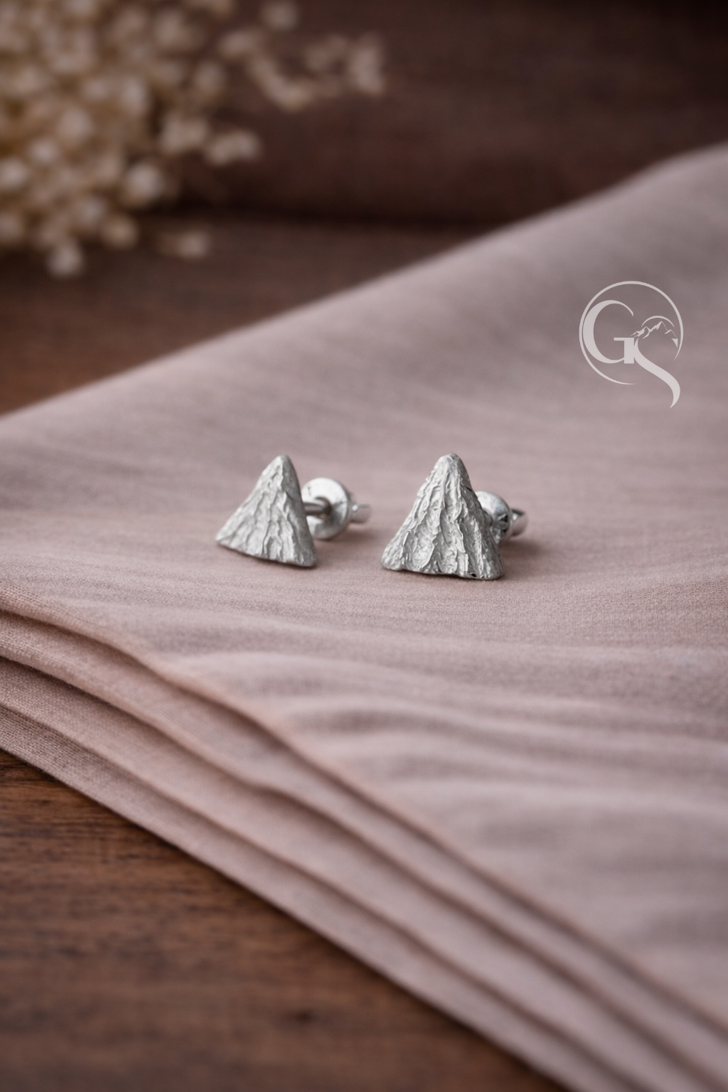 Firn Ohrstecker – Handcrafted