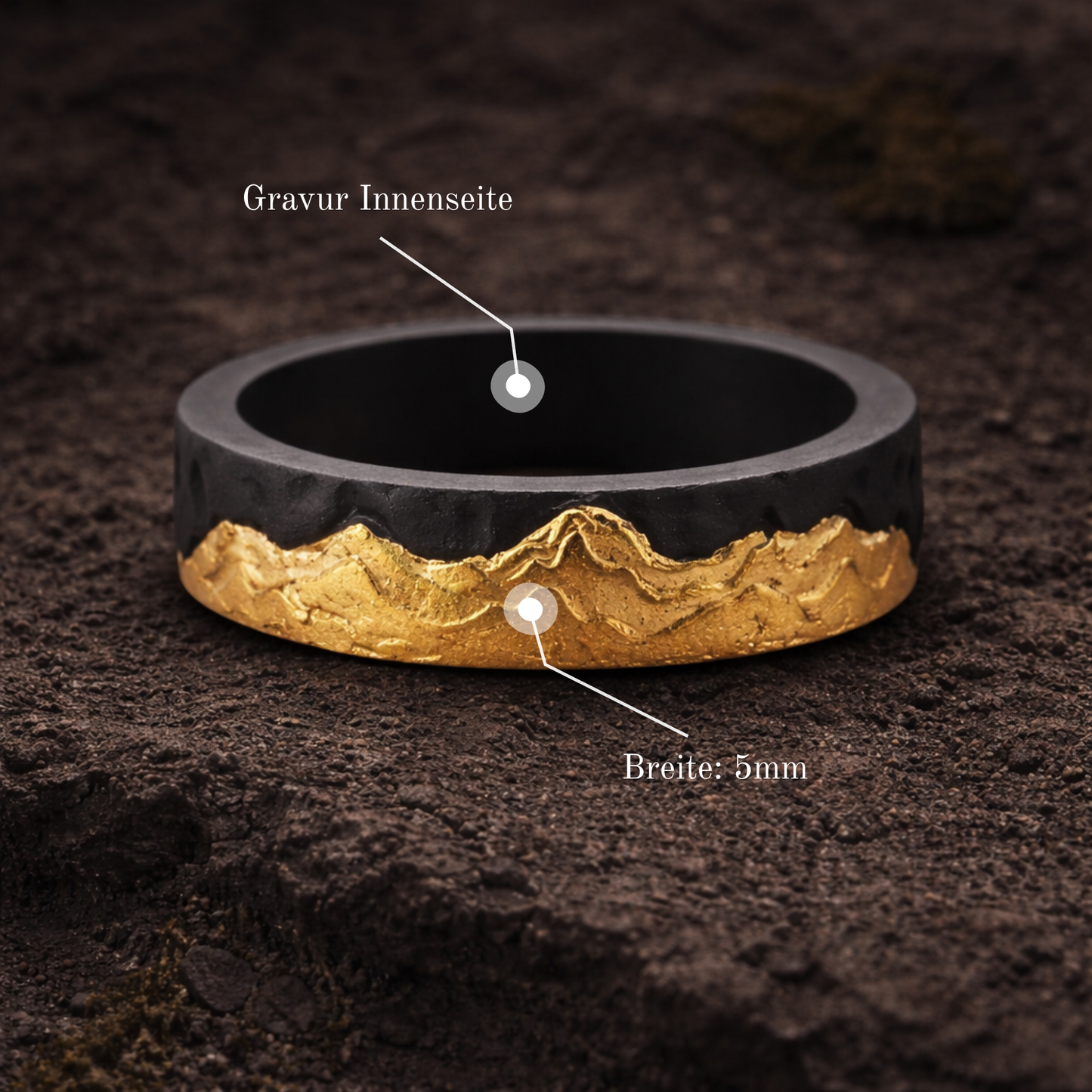 Gipfelkamm Ring - Handcrafted