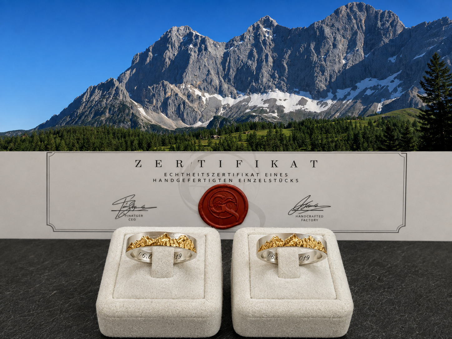 Signature Kundenunikat nach persönlichem Bergfoto