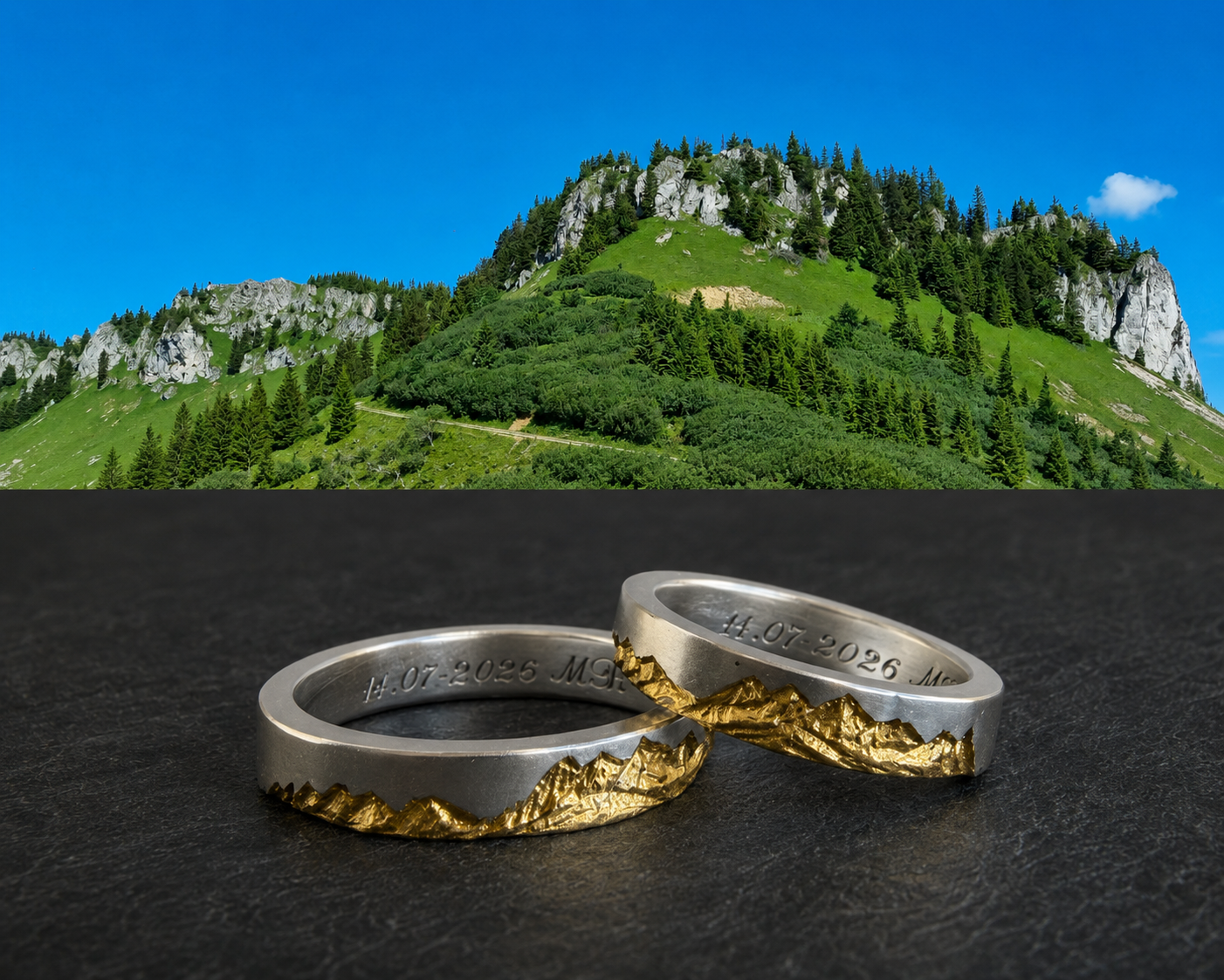Signature Kundenunikat nach persönlichem Bergfoto