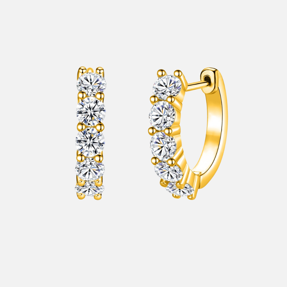 Meli – Moissanit Ohrringe