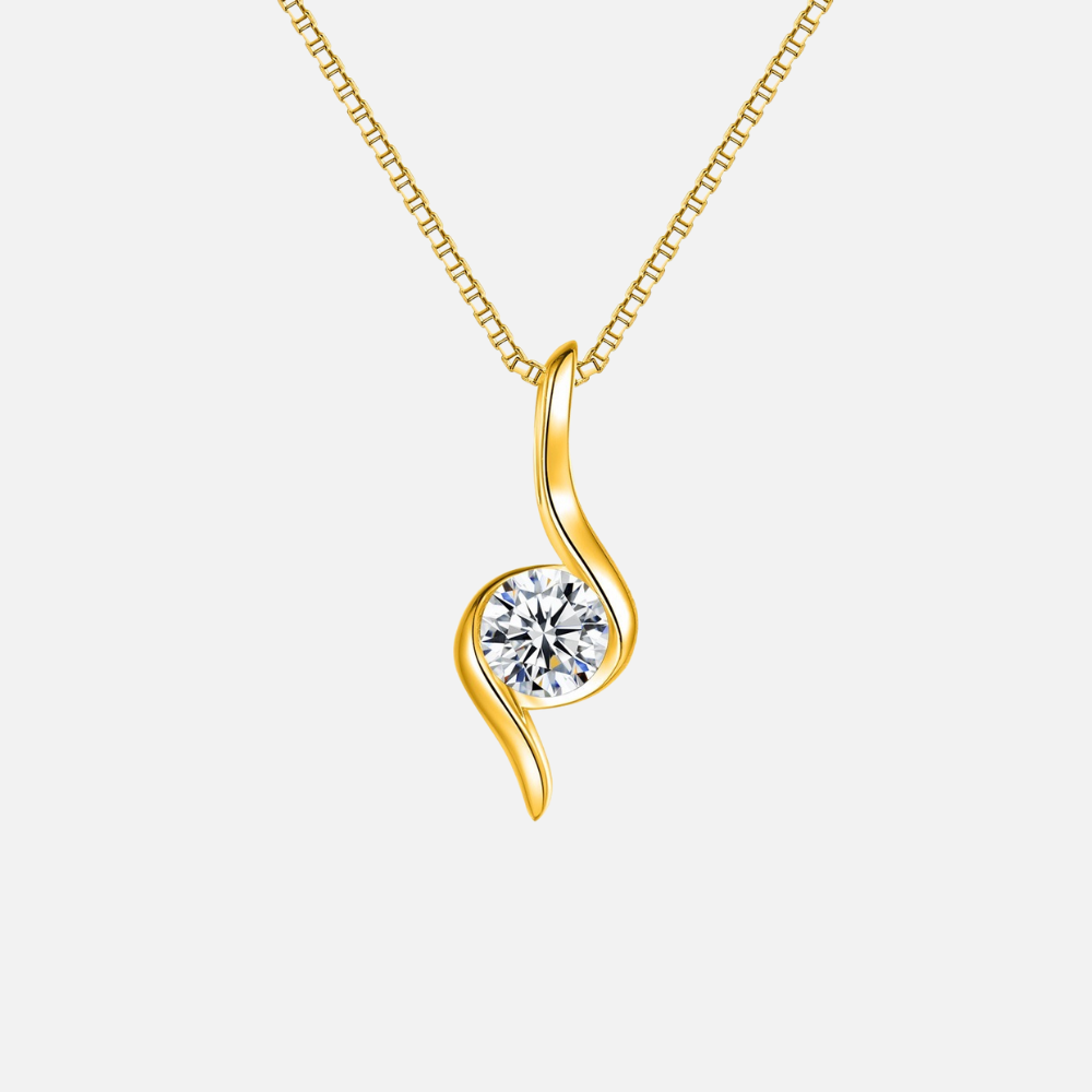 Alva – Moissanit Halskette