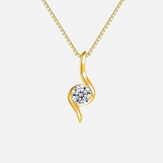 Alva – Moissanit Halskette