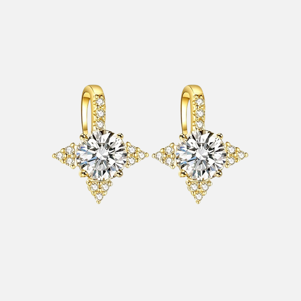 LYRA – Moissanit Ohrringe