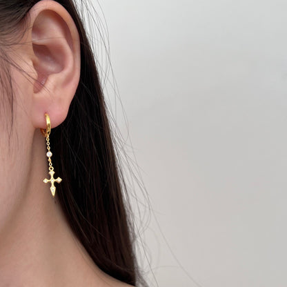 Lichtkreuz Ohrringe