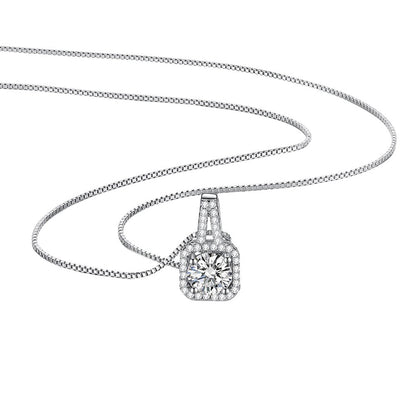 Lucent – Moissanit Halskette