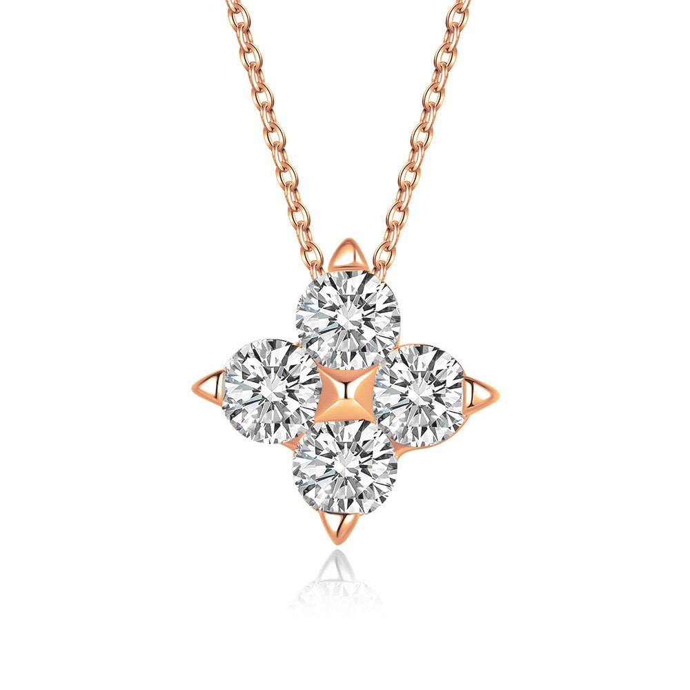 Rhea – Moissanit Halskette