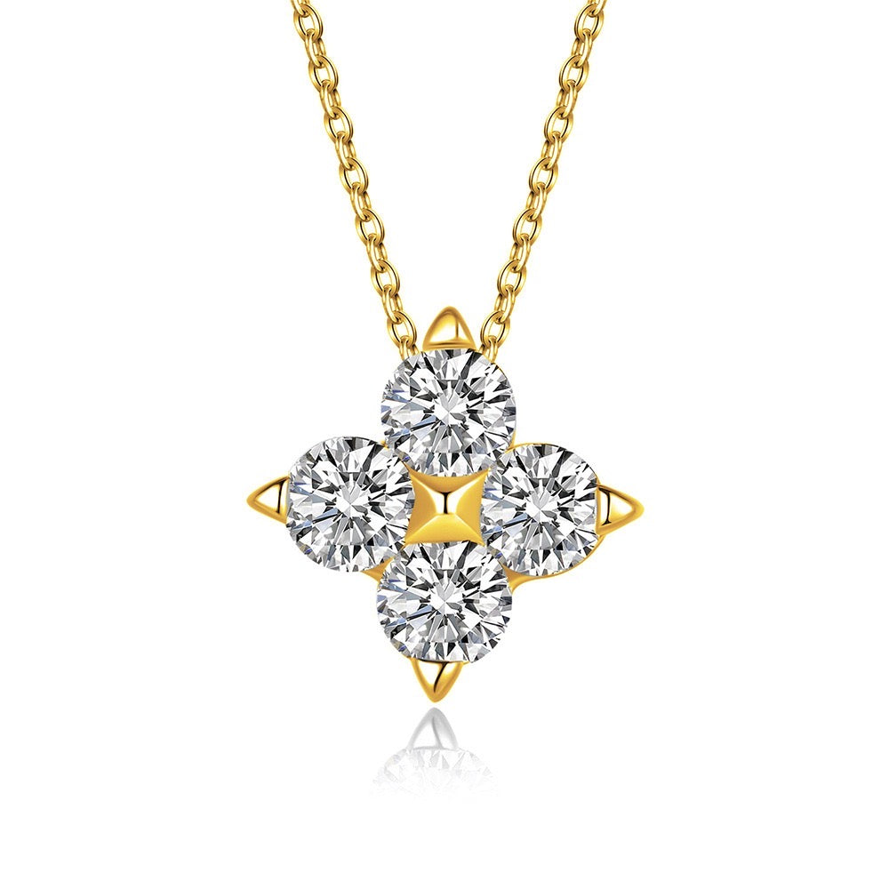 Rhea – Moissanit Halskette