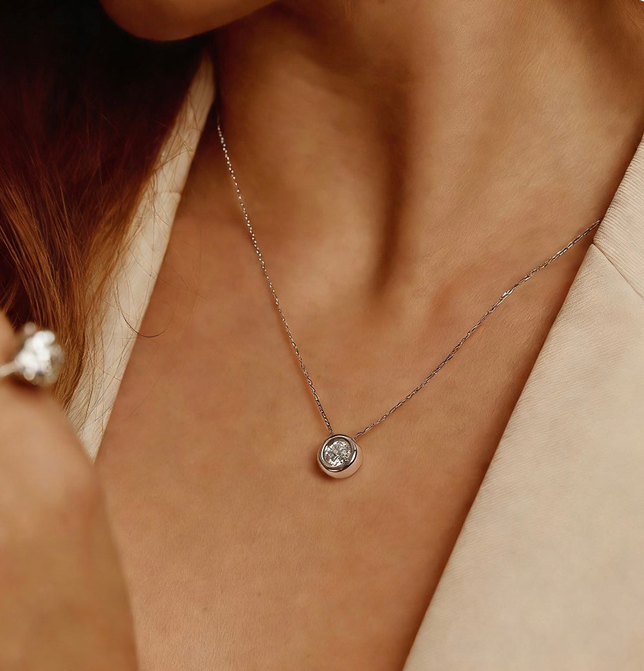 Aurea – Moissanit Halskette