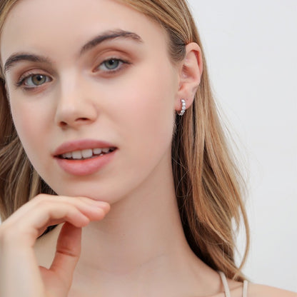 Meli – Moissanit Ohrringe