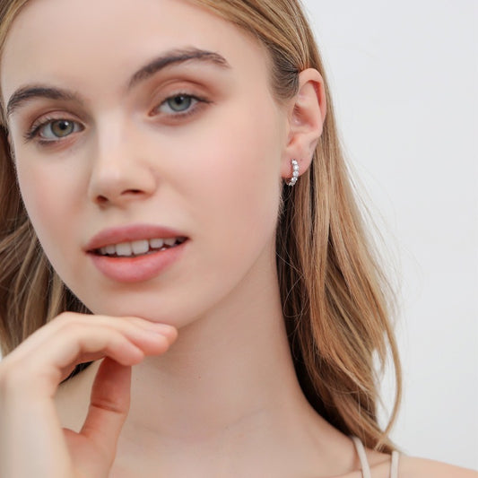 Meli – Moissanit Ohrringe