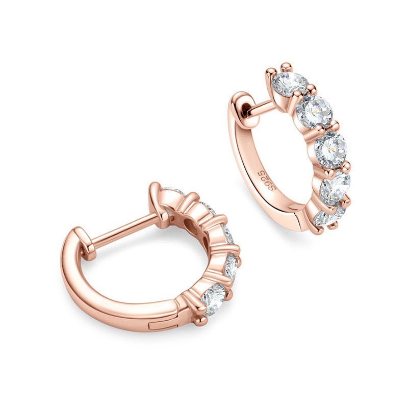 Meli – Moissanit Ohrringe