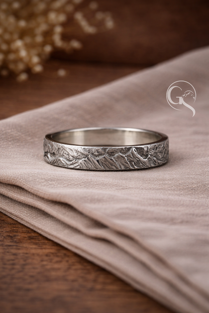 Glacier Ridge Ring – Handcrafted