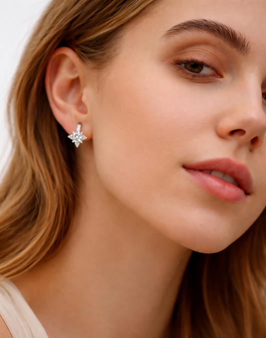 LYRA – Moissanit Ohrringe