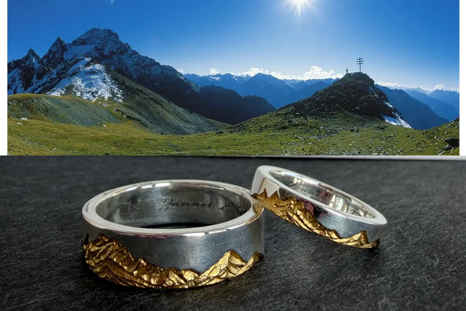 Signature Kundenunikat nach persönlichem Bergfoto